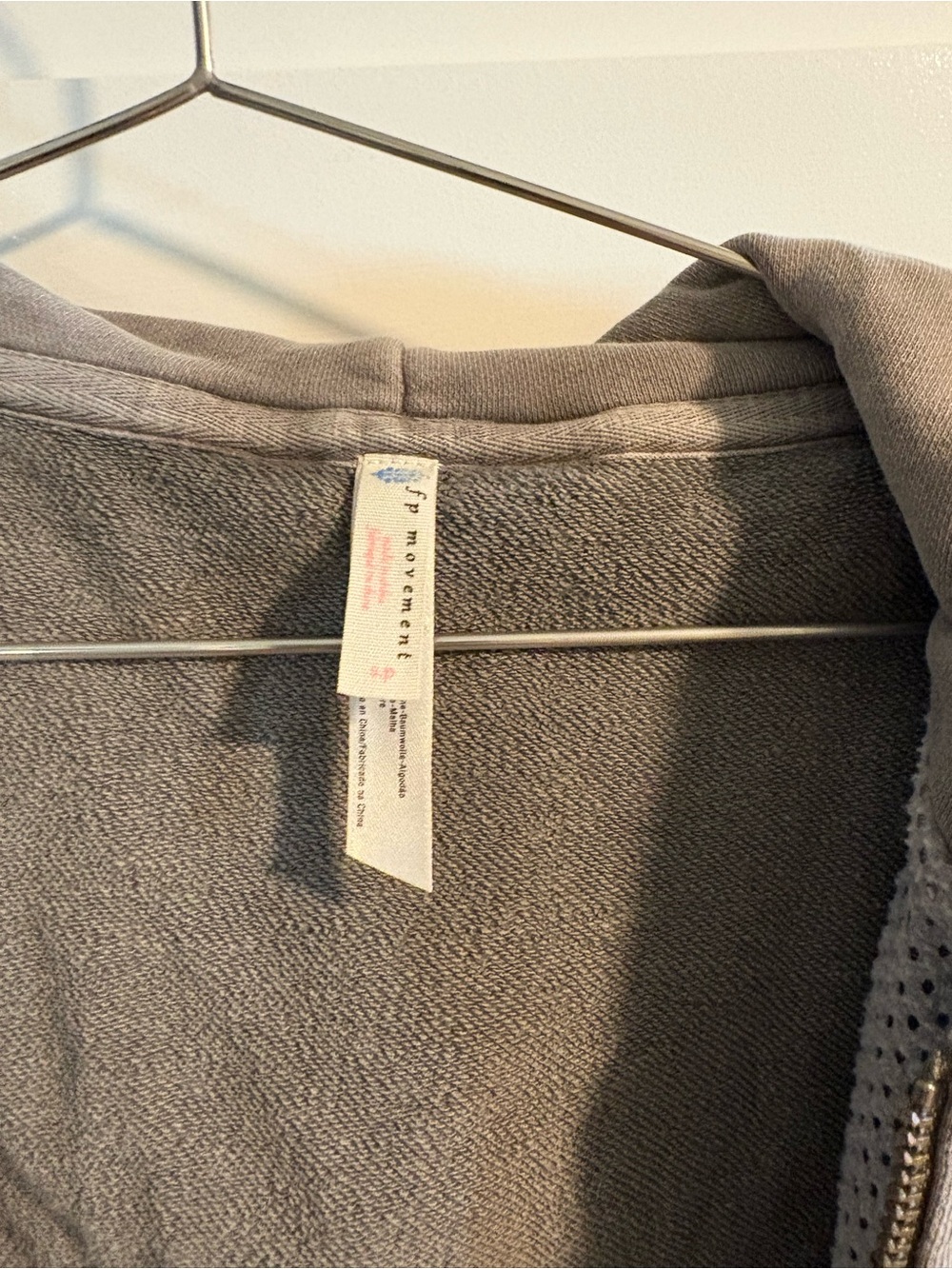 FP Movement by Free People Gray Zip Hoodie